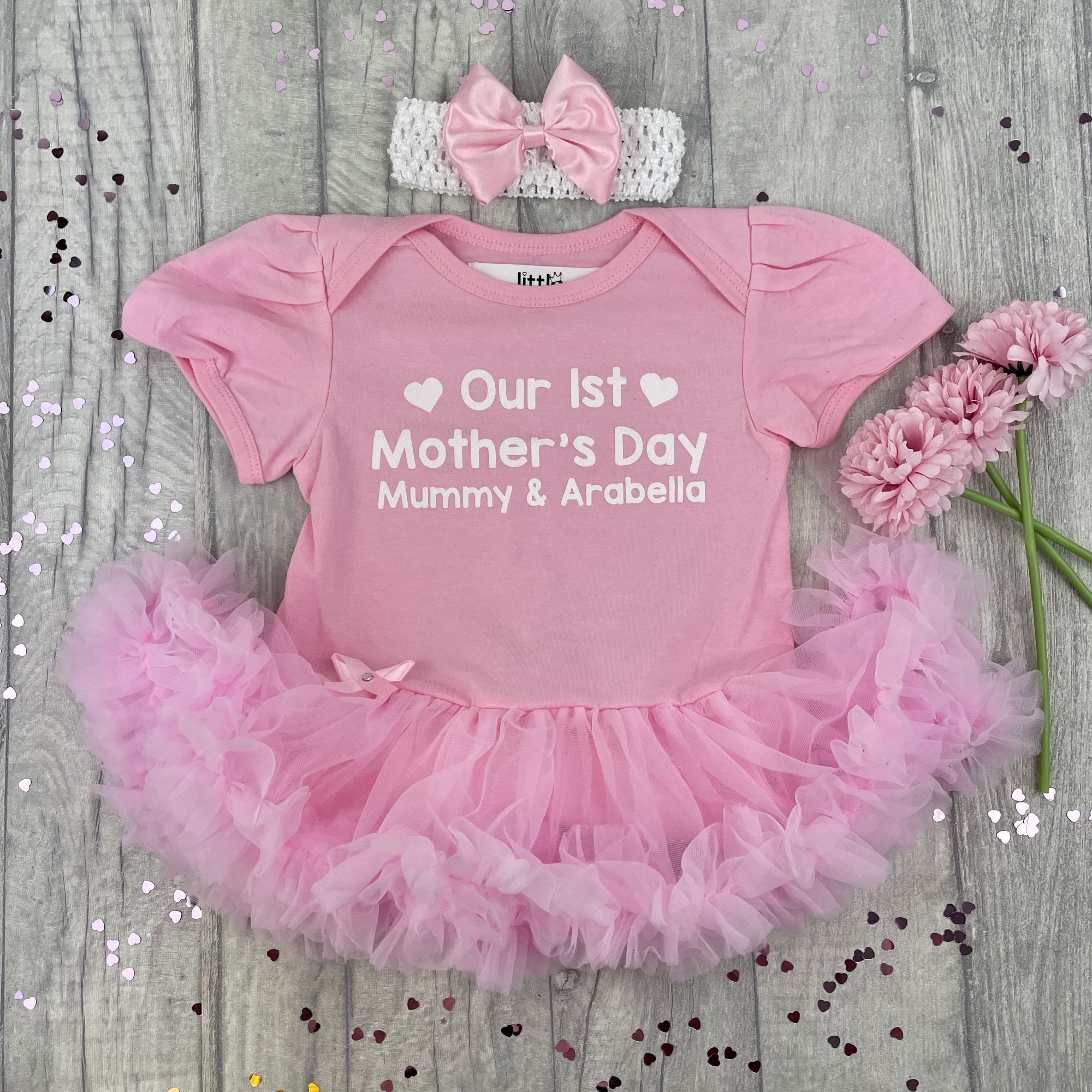 Mother and top baby girl outfits