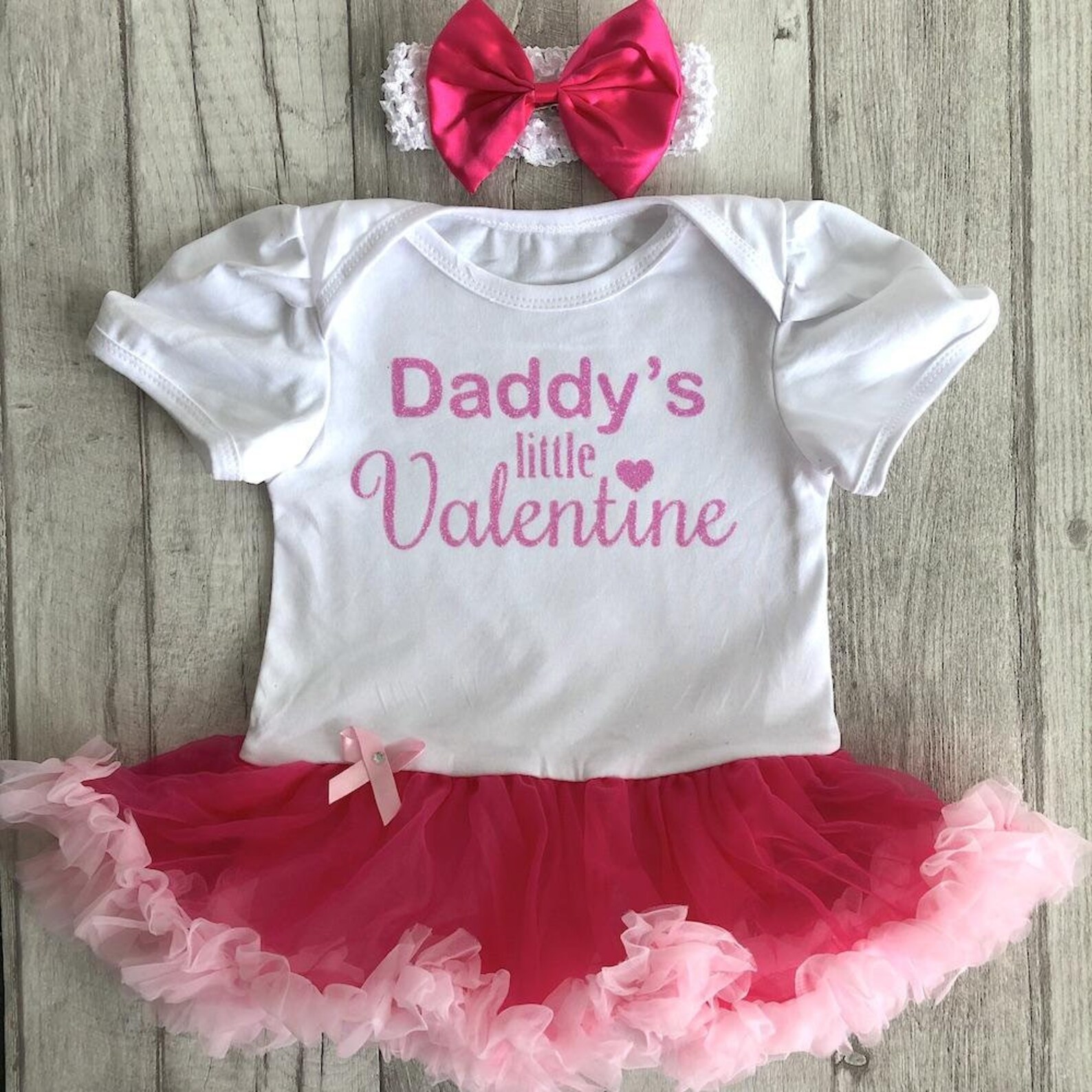 Baby Girl's Little Valentine Outfit Newborn Daddy's Etsy
