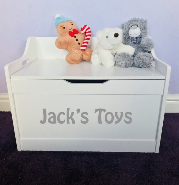 wooden toy boxes with names