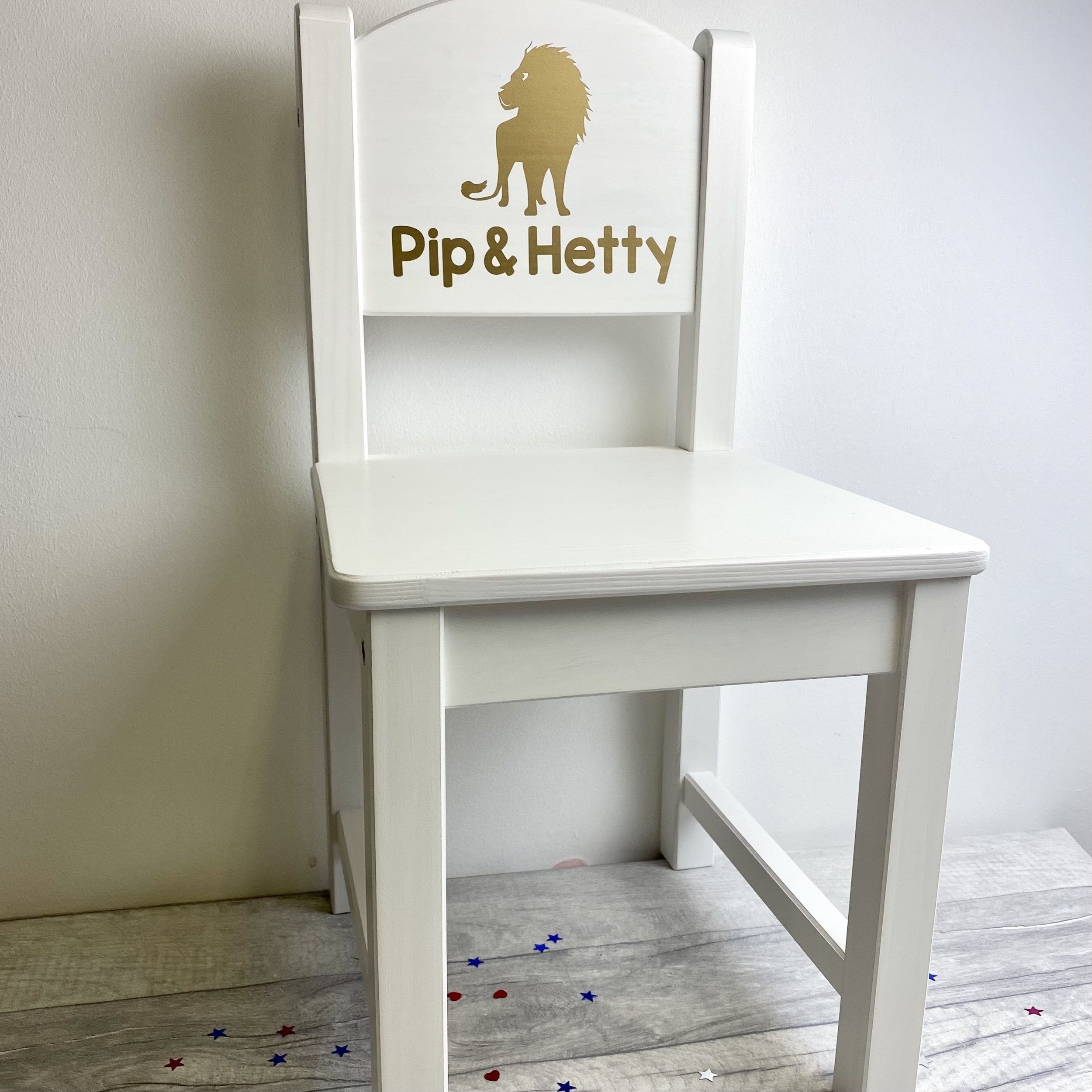 Buy Personalised Children s Animal Wooden Chair Custom Name Chair