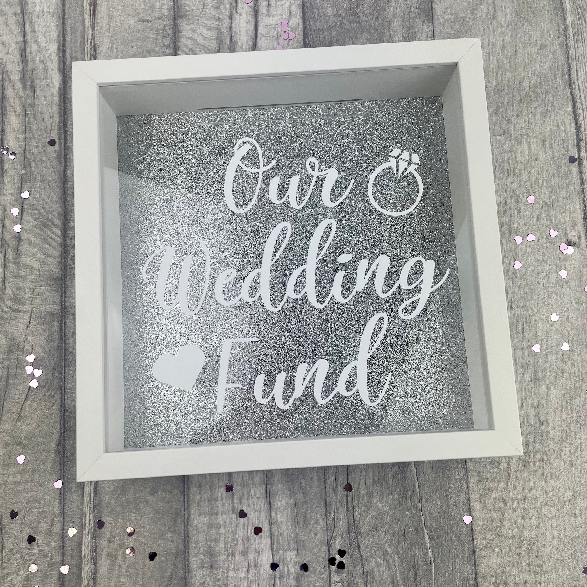 Our Wedding Fund Money Box Frame Engagement Gift Saving Fund Etsy UK