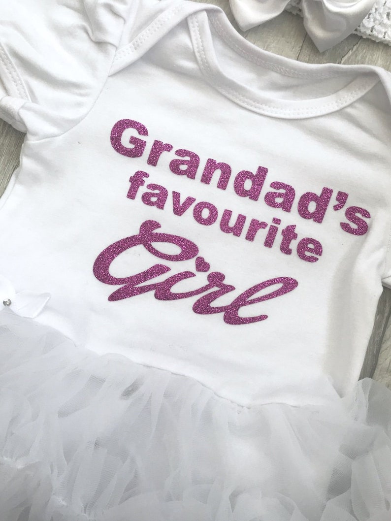 BABY Newborn GIRL pink princess tutu romper dress DADDY Father/'s Day Gift LOVE