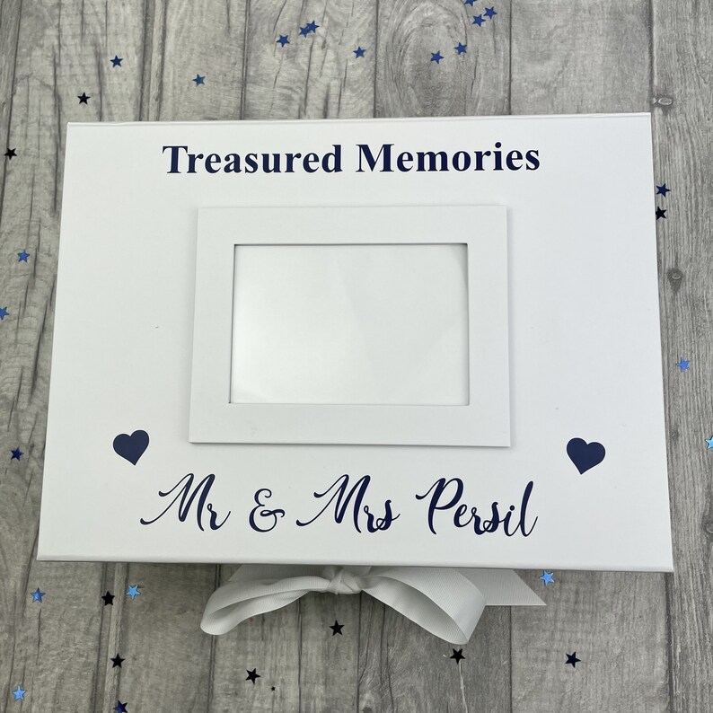 Personalised Wedding Keepsake Gift Photo Box Treasured Etsy UK