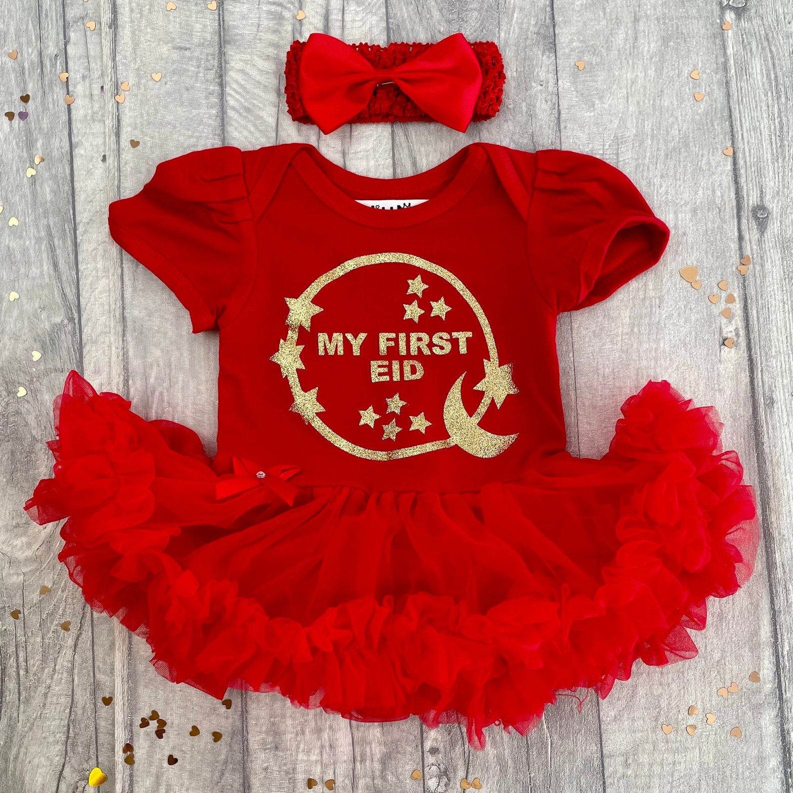 My First Eid Baby Girl's Outfit Newborn Princess Tutu Etsy UK