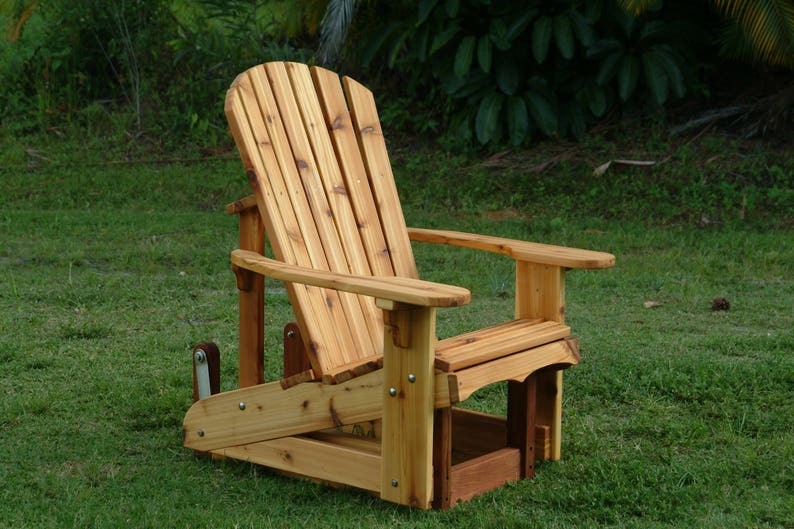 Beautiful 20 seat Adirondack Glider Chair for Patio or Etsy