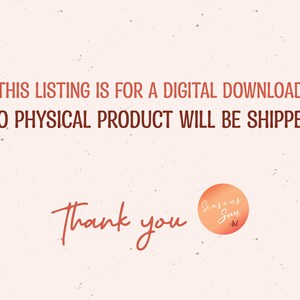 Może przedstawiać: Tekst na białym tle z czerwono-pomarańczowym k&oacute;łkiem z napisem "Seasons Sun" pisanym kursywą. Tekst brzmi "THIS LISTING IS FOR A DIGITAL DOWNLOAD NO PHYSICAL PRODUCT WILL BE SHIPPED Thank you"