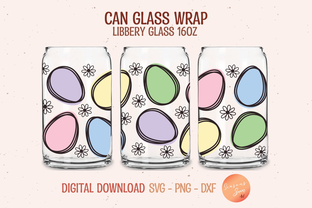 Beer Can Glass Svg Easter Svg Files for Cricut Easter Eggs Libbey Glass ...