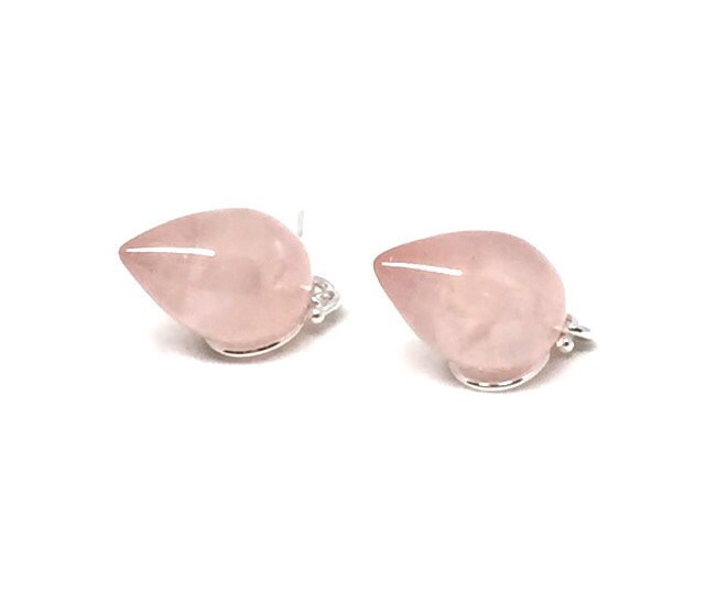 Acorn Earrings Rose Quartz Acorn Earrings Pink Quartz Acorn Earrings ...