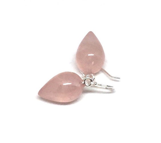 Acorn Earrings Rose Quartz Acorn Earrings Pink Quartz Acorn Earrings ...