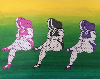 Sun Hat Beauties, Giclee Print