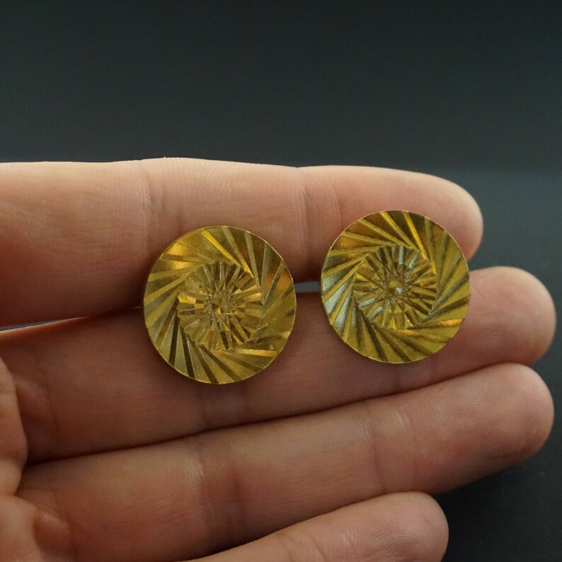 Vintage cufflinks Mens cuff links Round cuff links Mens gift for dad Vintage groom cuff links Fathers day gift wedding cuff links for men