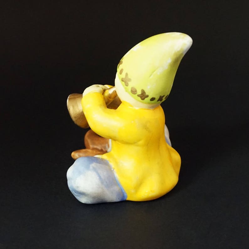 Gnome figurine Vintage ceramic figurine Dwarf figurine Etsy