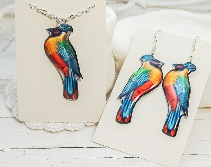 Aesthetic bird necklace for women Bird lover gift