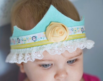 Handmade Felt Crown - Laura