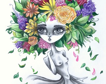 Flower Girl - Original Artwork