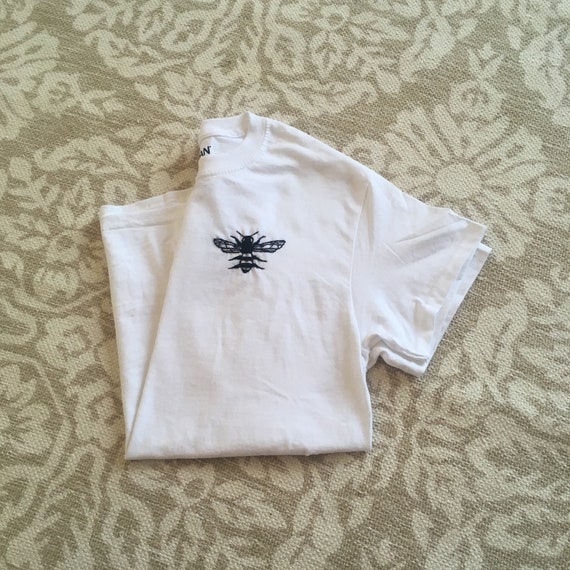 Embroidered Bumble Bee T-Shirt | Etsy