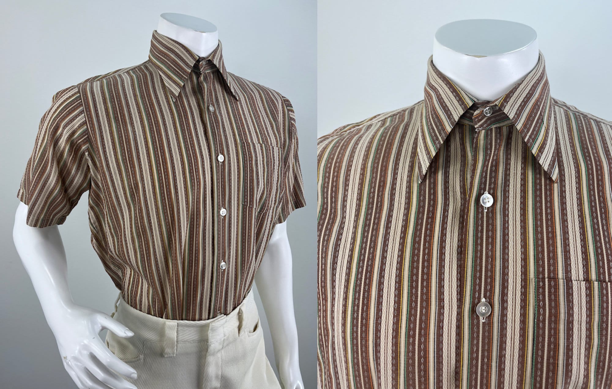 トップス special 70s vintage BRENT stripe shirt special 70s vintage BRENT stripe shirt