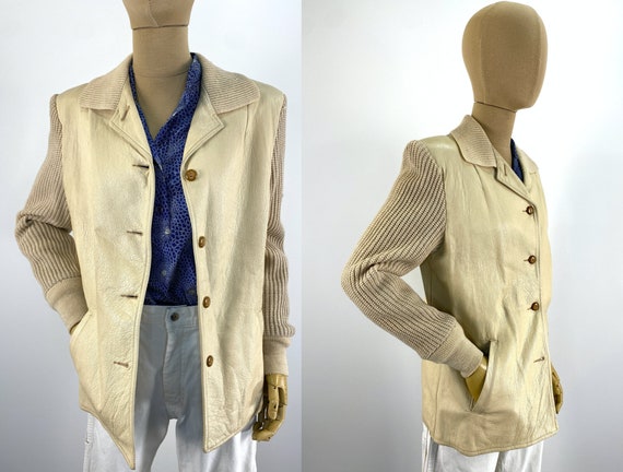 ジャケット・アウター ORIGINAL BUTTON COLLARLESS KNIT JACKET HBODHBGS Japanese Retro Jacket with Traditional Buttons