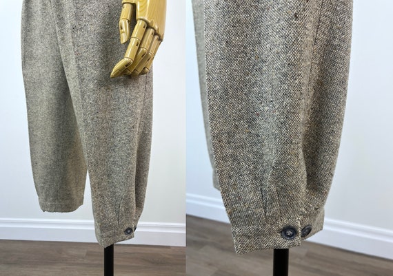 Vintage 1970s/1980s Wool Tweed Breeches by Our Fa… - image 9