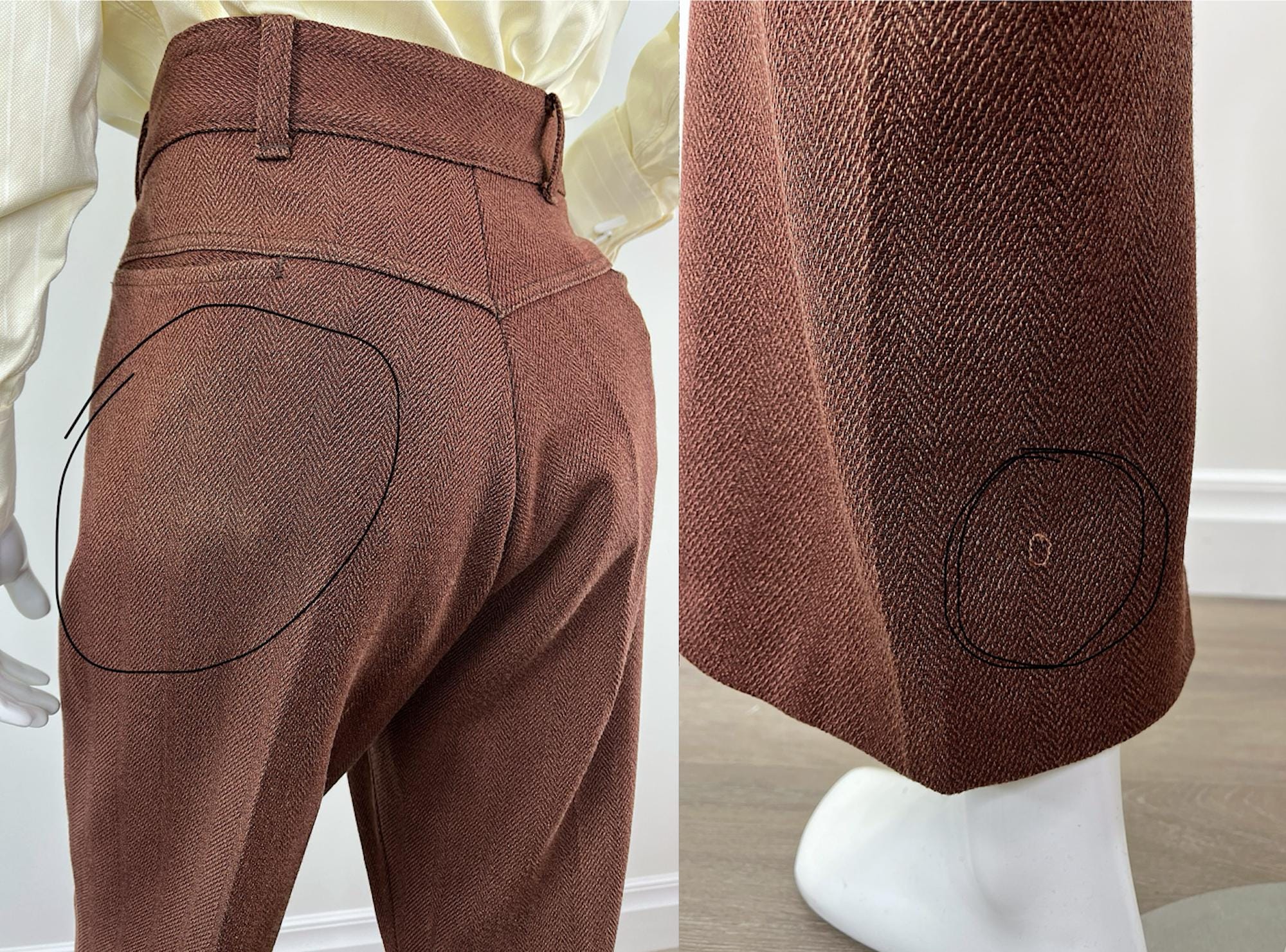 70s Vintage Sears KingsRoad スラックス 古着 70年代 シアーズ Sears KINGS ROAD キングスロード