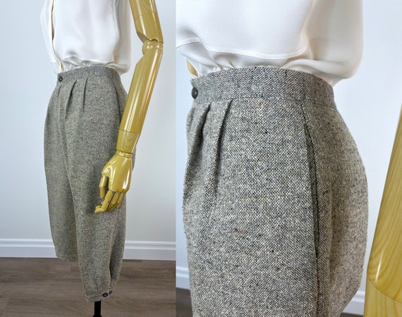 Vintage 1970s/1980s Wool Tweed Breeches by Our Fa… - image 4