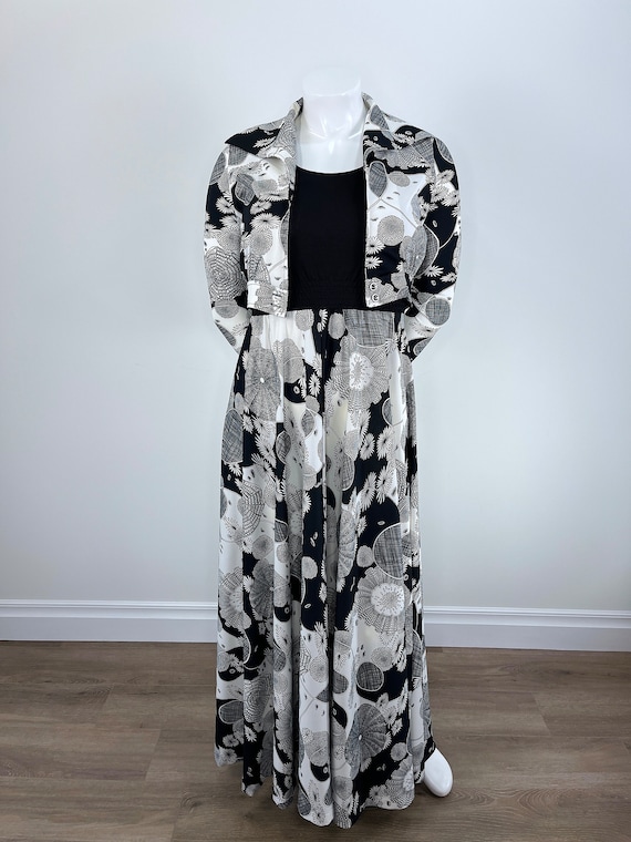 chinese dress ladies embellished cropped jacket with pleated maxi dress – CELESTE – missodd.com main image 1