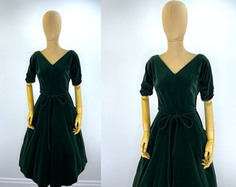 Green Cocktail Dress - Etsy