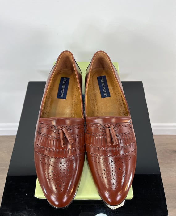 Vintage Men's Brown Leather Tassel Loafers by Giorgio Brutini Size 13,  Original Box Included - Etsy
