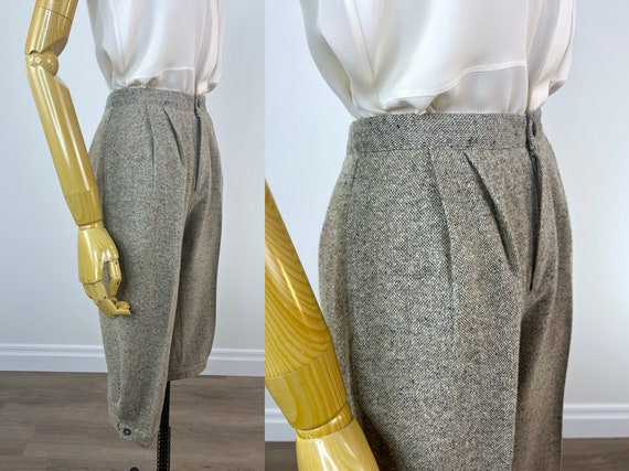 Vintage 1970s/1980s Wool Tweed Breeches by Our Fa… - image 3