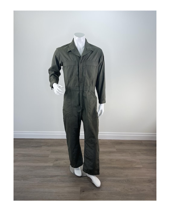 Tuta militare vintage verde oliva, taglia Tuta militare