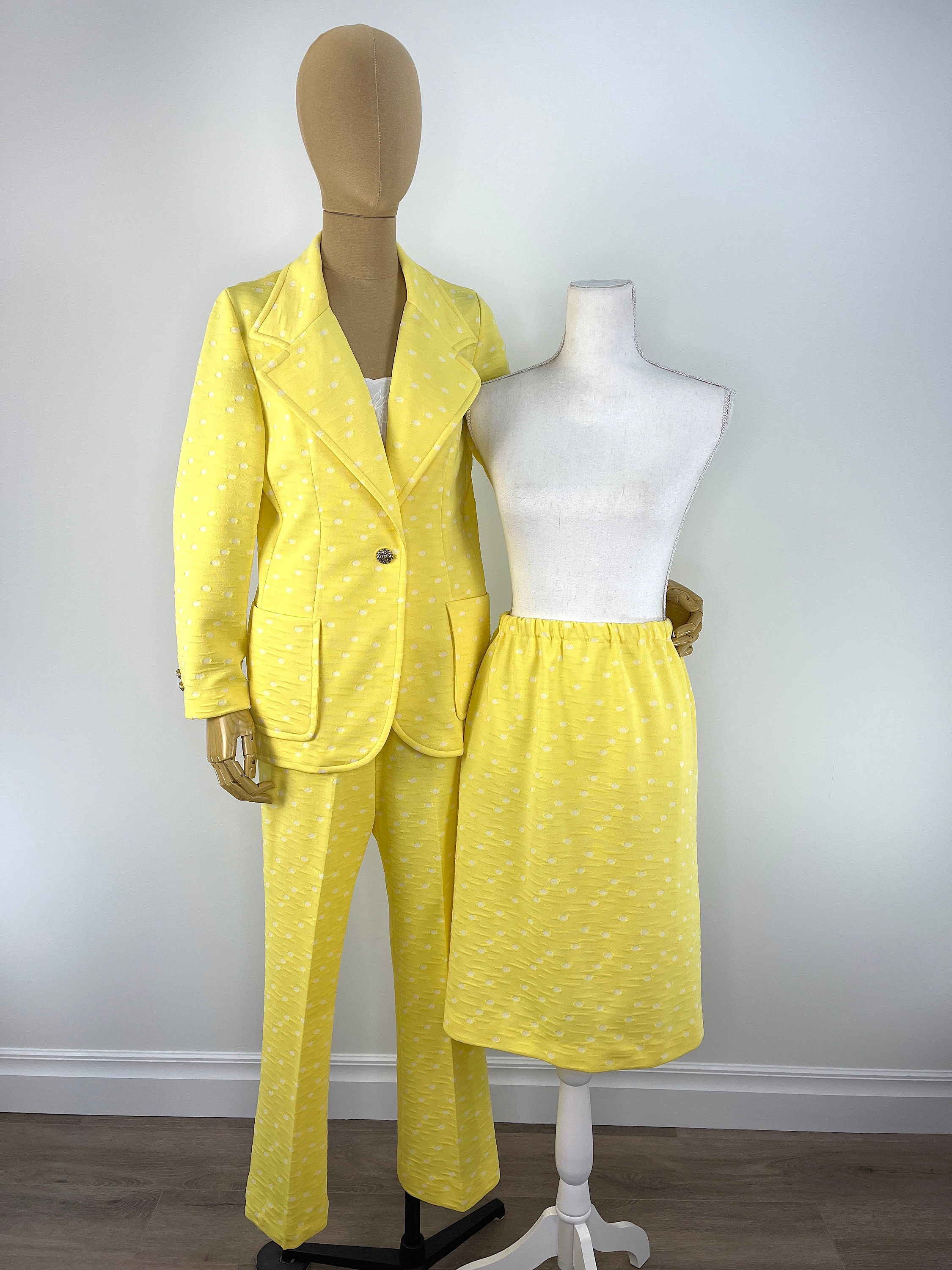 Yellow Skirt Suit 