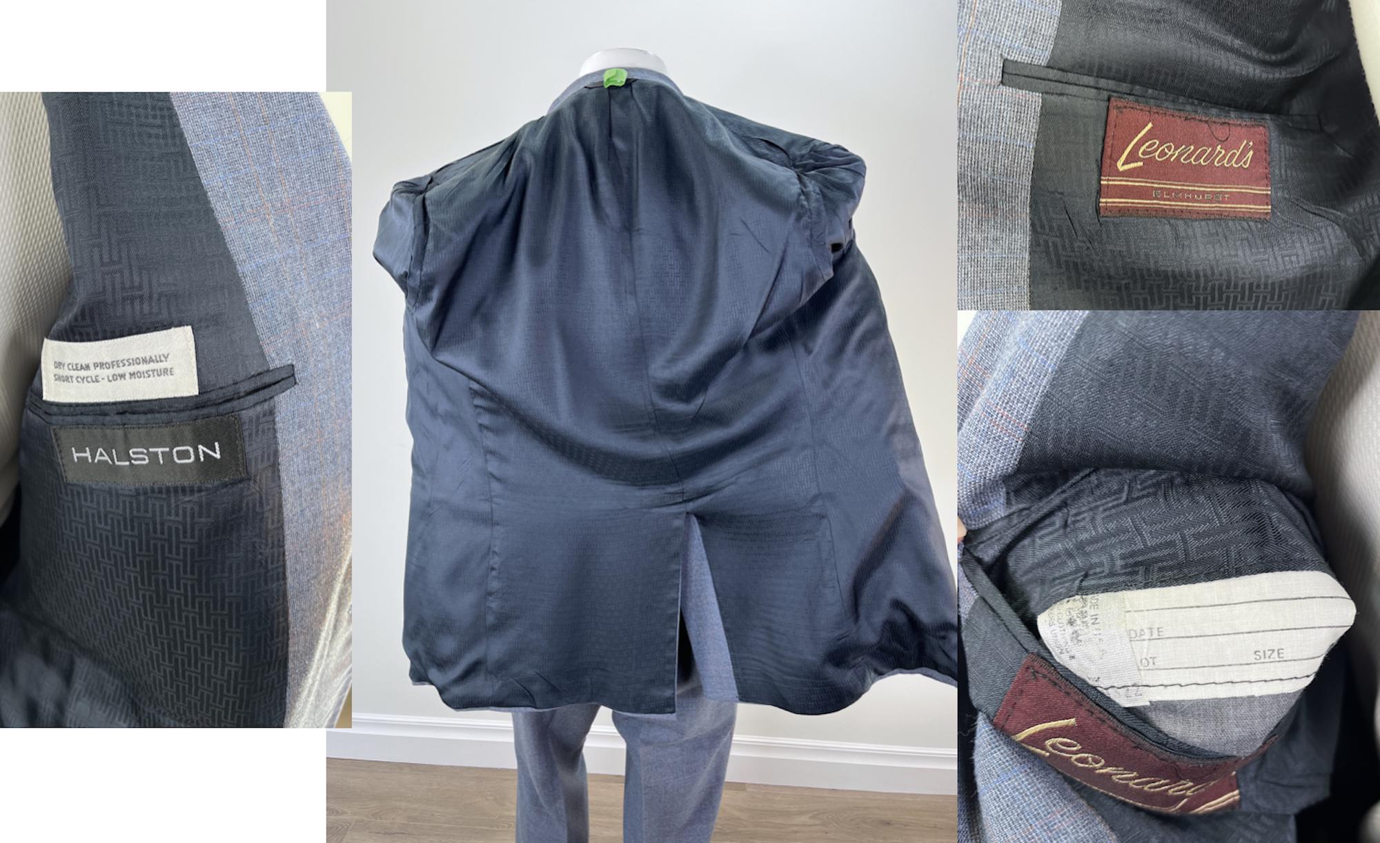 Leonard's Elmhurst の Halston 製、ヴィンテージ メンズ グレー