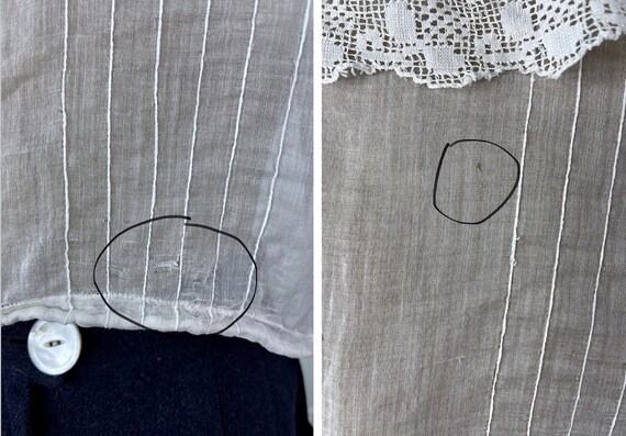 Triple Collar Lawn Blouse