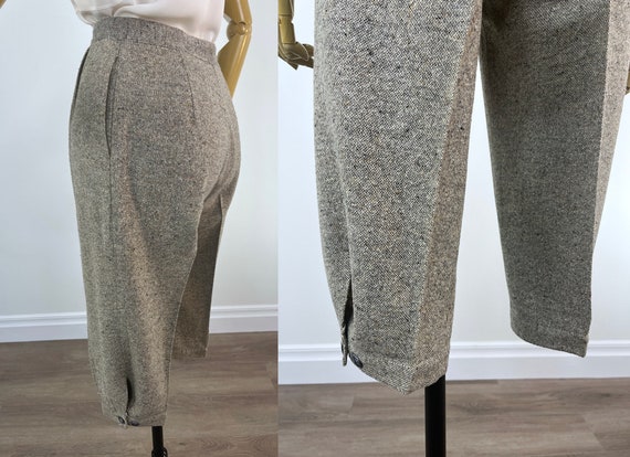 Vintage 1970s/1980s Wool Tweed Breeches by Our Fa… - image 7