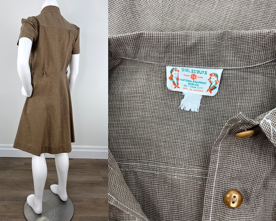 Vintage 1950s/1960s Brownie Uniform Dress.  Vinta… - image 6