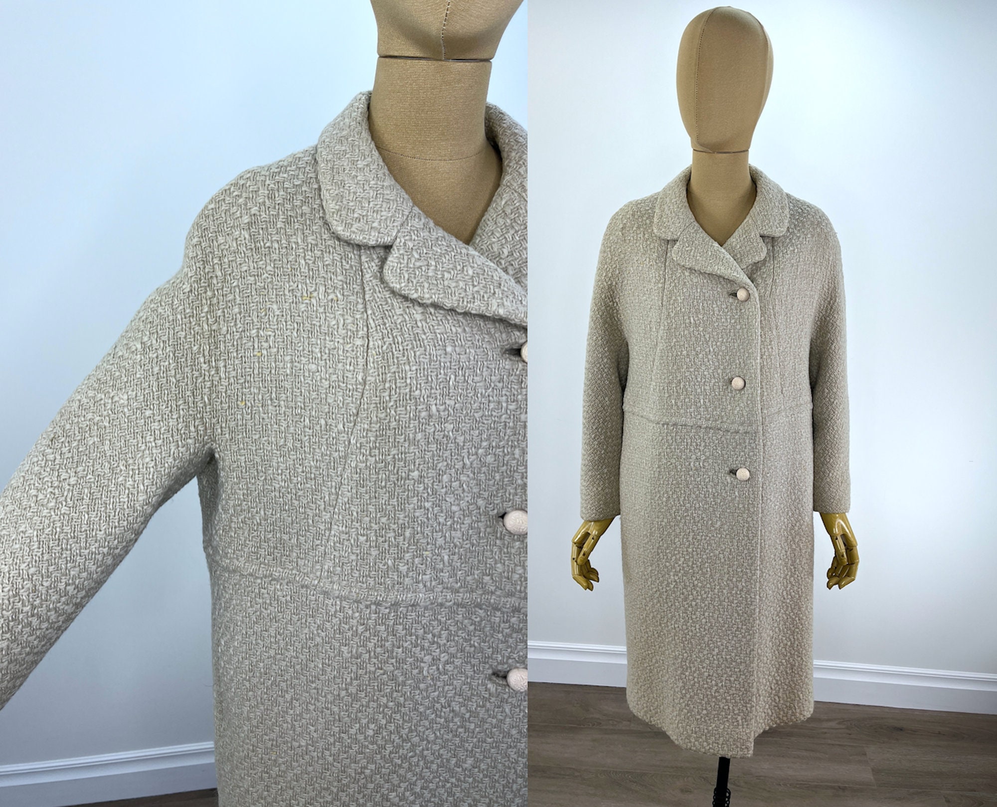 【IONSEOUL】Aven Wool Mohair Boucle Half Coat 5FM0066 Designer fashion, Seoul-fully created | W Concept