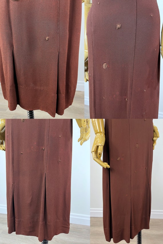 linger bias cut dress brown Linger Bias Cut Dress Black main image 1
