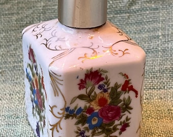 Vintage Irving W Rice & Co (Irice) Hand-Painted Porcelain Perfume Bottle, Japan
