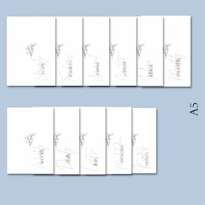 A5 Minimal Leaf Dashboards