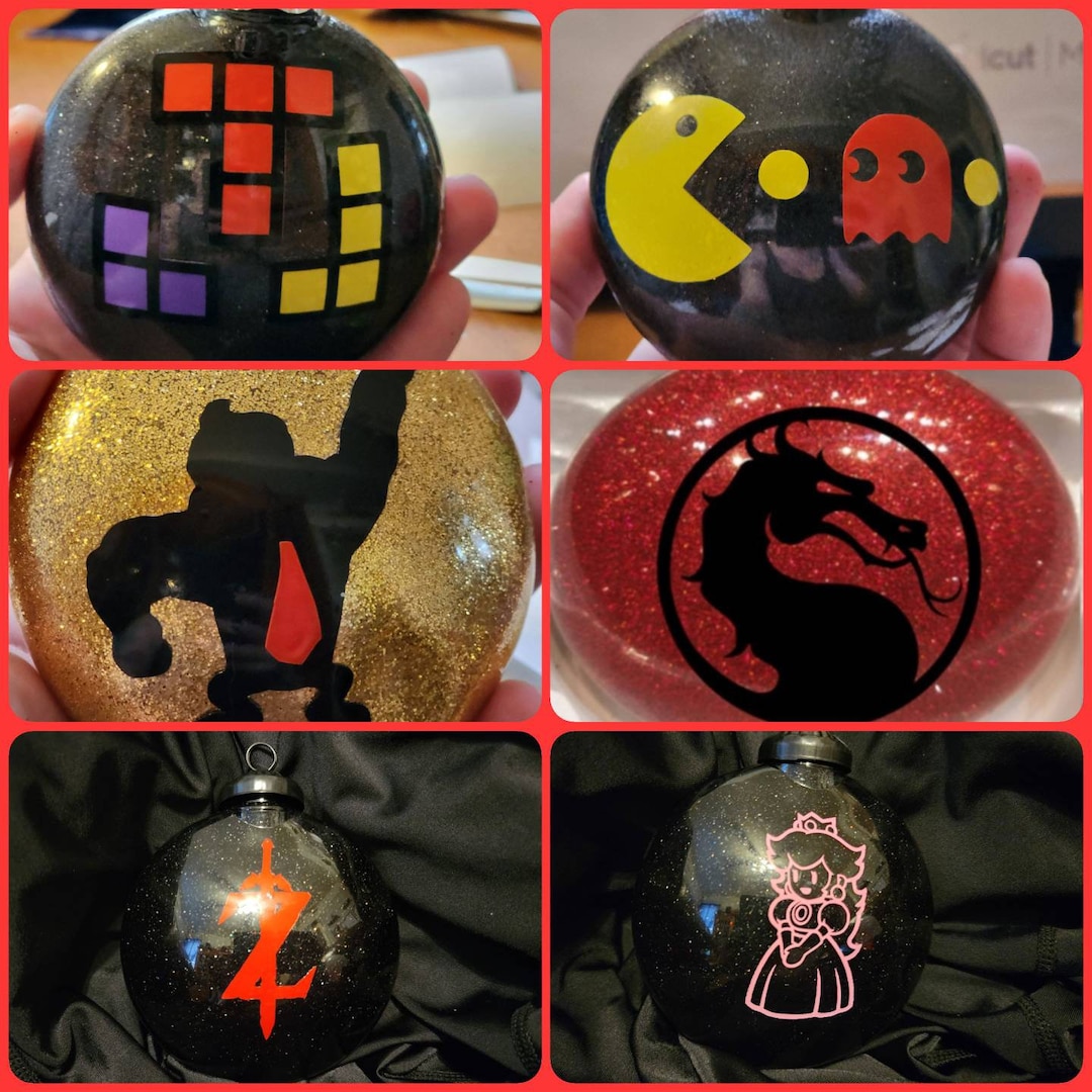Video Game Inspired Ornaments Arcade Game Ornaments Nintendo Christmas