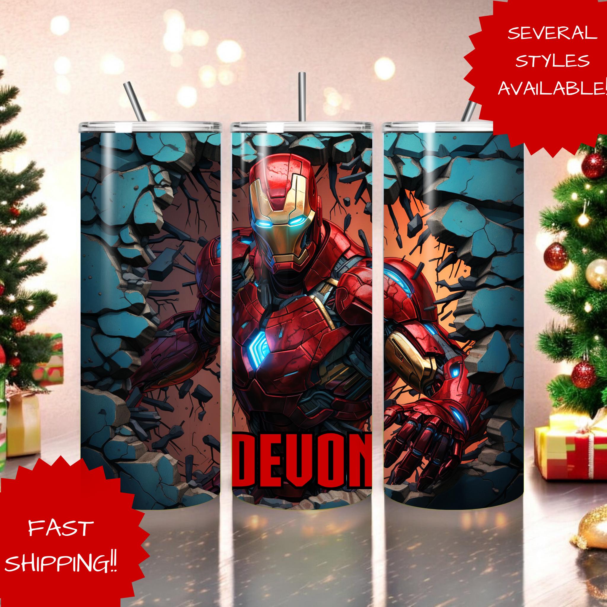 Iron Man Tumbler Cup - Etsy