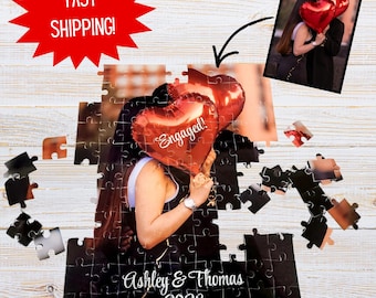 Personalized Photo Jigsaw Puzzles: Custom Family Keepsake - Valentine's Day Gift