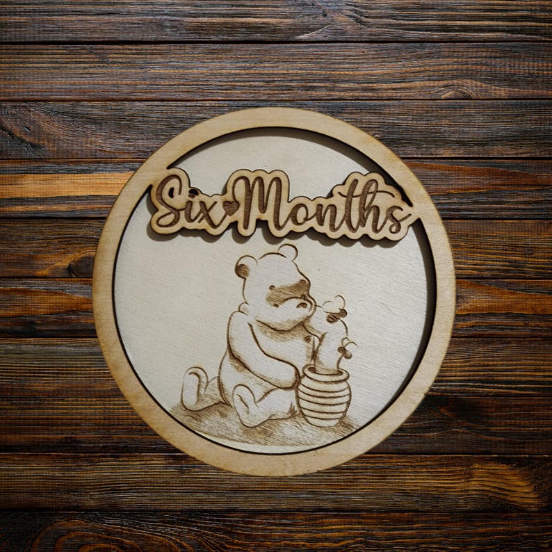 Winnie the Pooh Milestone | Monthly Growth |monthly Milestones | Photo ...