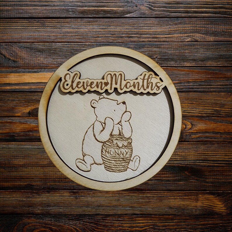 Winnie the Pooh Milestone | Monthly Growth |monthly Milestones | Photo ...