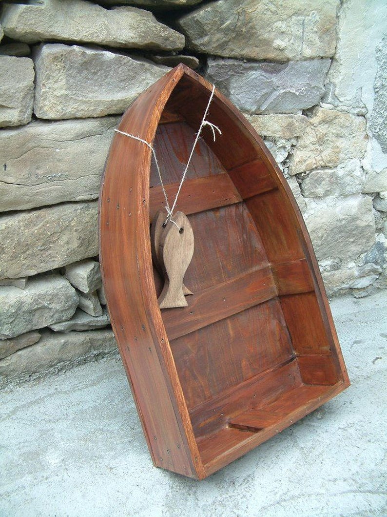 Wooden boat Original photo prop Handcrafted photography