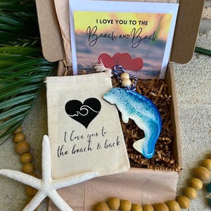 Manatee Ornament with Gift Bag and Custom Card, Manatee Gifts, Sea Life Ornament, Sea Creature Ornament, Friend Birthday, Florida Birthday