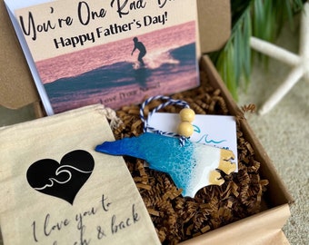 North Carolina Ornament Gift Box with Gift Bag and Custom Card, North Carolina Gifts, Christmas Ornaments, Outer Banks Gift, Friend Gift