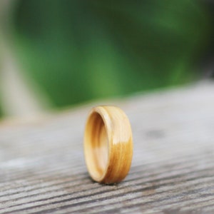 Wooden Ring Handmade From Olive Tree Wood Unisex