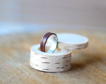 Unique Wooden Ring Box, Log Ring Box, Round Ring Box, Proposal Ring Box, Birch Wood Ring Box, Raw Ring Box, Natural Ring Box,Unique Ring Box