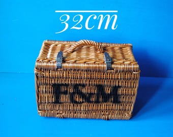 Fortnum and Mason Wicker Hamper Basket: Farmhouse Storage, XL to